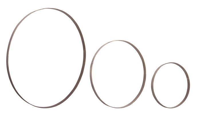 Iron Metal Rings Wall Display (Set of 3) Thumbnail