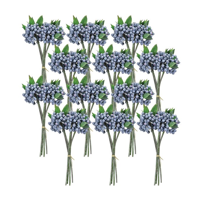 Blue Berry Foliage Bundle (Set of 12) Thumbnail