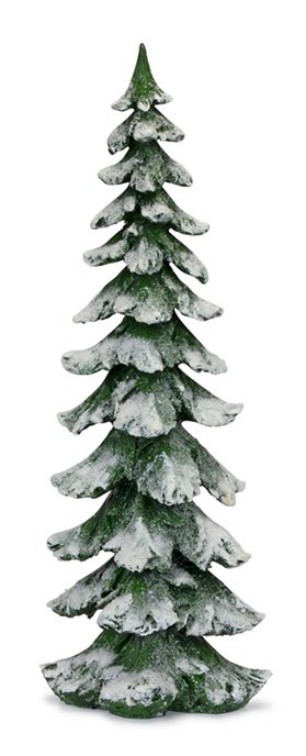 Green Flocked Pine Tree 26"H Thumbnail