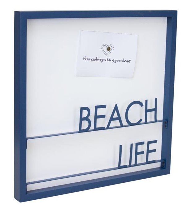 Beach Life Magnetic Memo Board 15.75"SQ Thumbnail