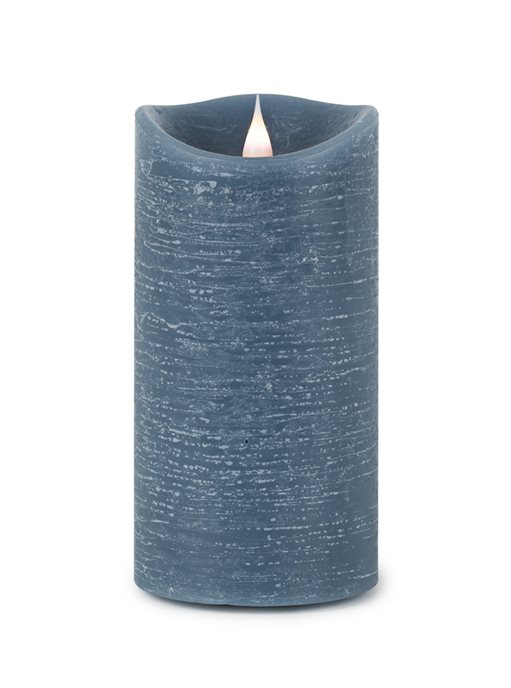 Blue Simplux LED Designer Wax Candle with Remote Thumbnail