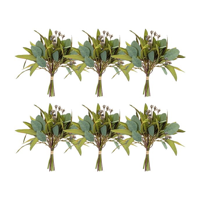 Seeded Foliage Bundle with Tie (Set of 6) Thumbnail