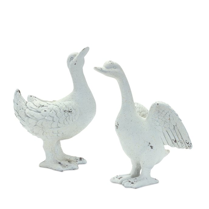 Stone Duck Garden Statue (Set of 2) Thumbnail