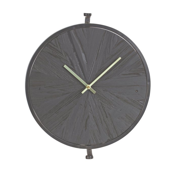 Modern Wood Wall Clock with Suspended Stand 16.25"D Thumbnail