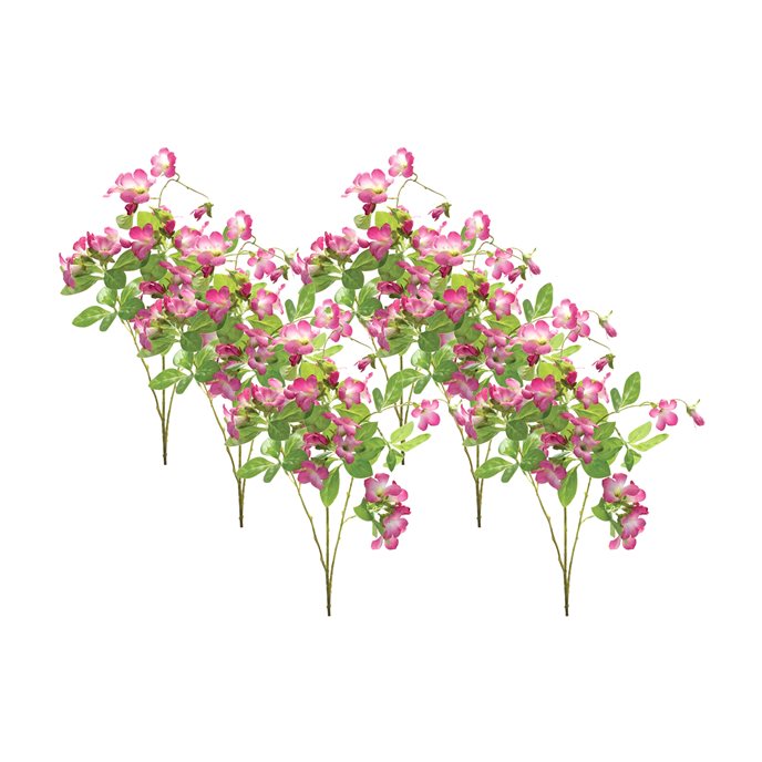 Pink Floral and Bud Spray (Set of 6) Thumbnail