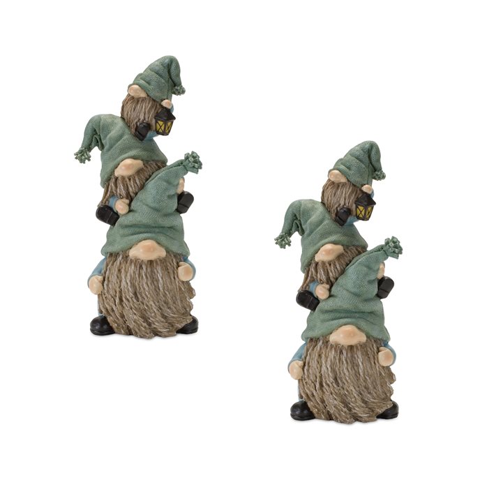 Stone Garden Gnome Stacking Figurine (Set of 4) Thumbnail