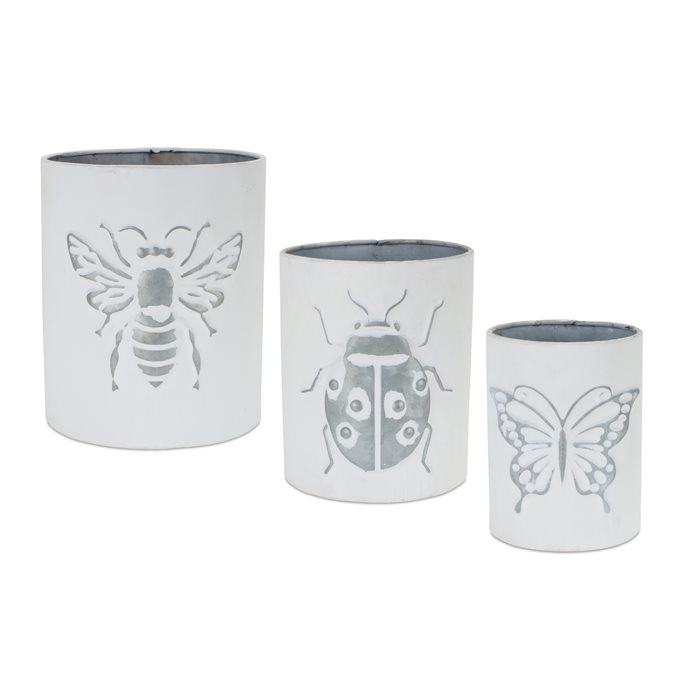 Brushed Metal Insect Pot (Set of 3) Thumbnail