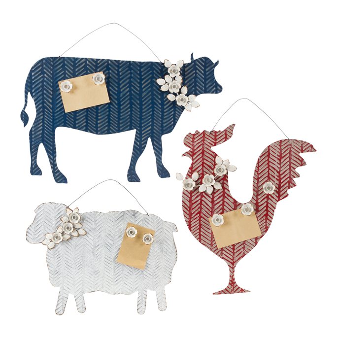 Farm Animal Magnetic Memo Board (Set of 3) Thumbnail