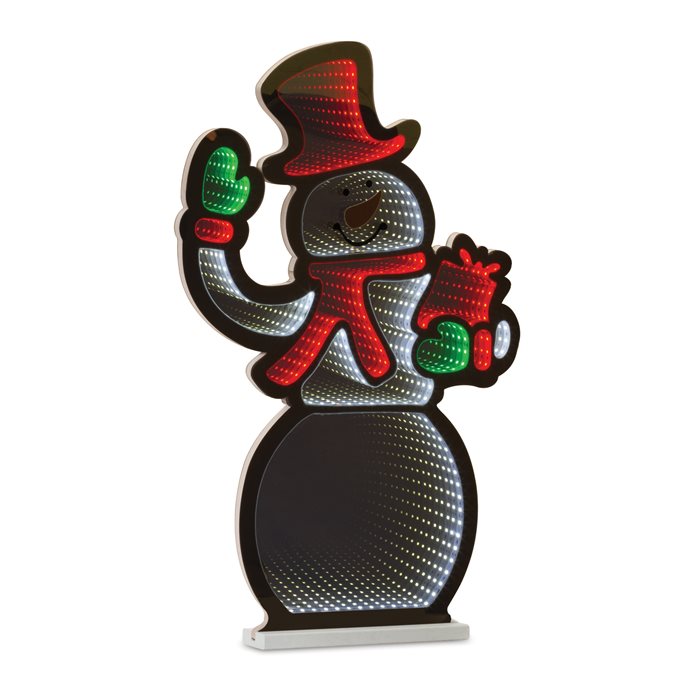 Snowman Infinity Light Display 29.5"H Thumbnail