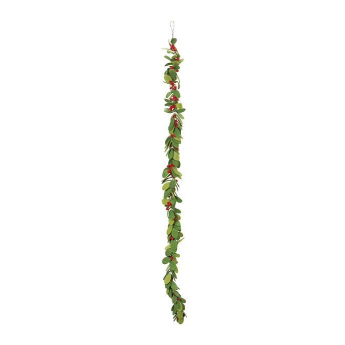 Fabric Mistletoe String Garland (Set of 2) Thumbnail