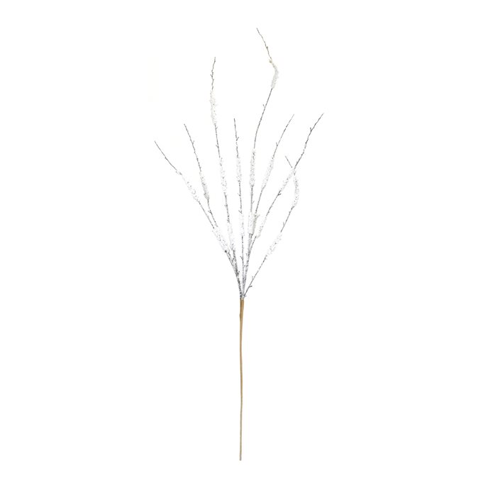 Flocked Tinsel Branch (Set of 12) Thumbnail