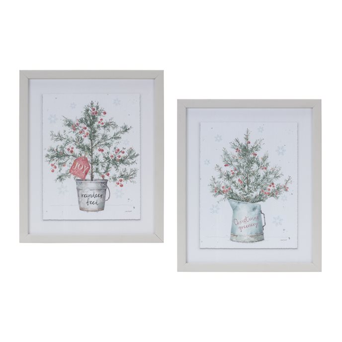 Potted Pine Tree Wall Art (Set of 2) Thumbnail