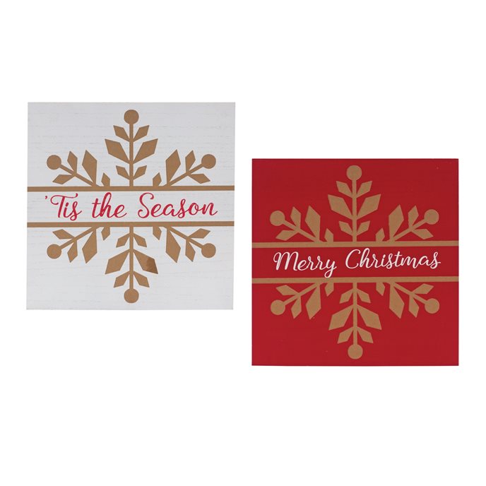 Snowflake Sentiment Sign (Set of 6) Thumbnail