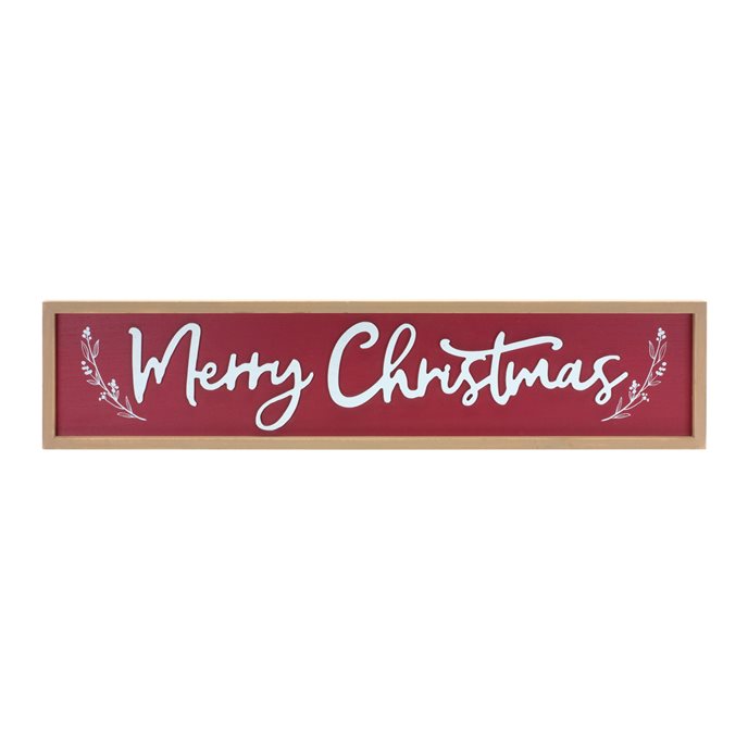 Wood Merry Christmas Sign 31.5"L Thumbnail