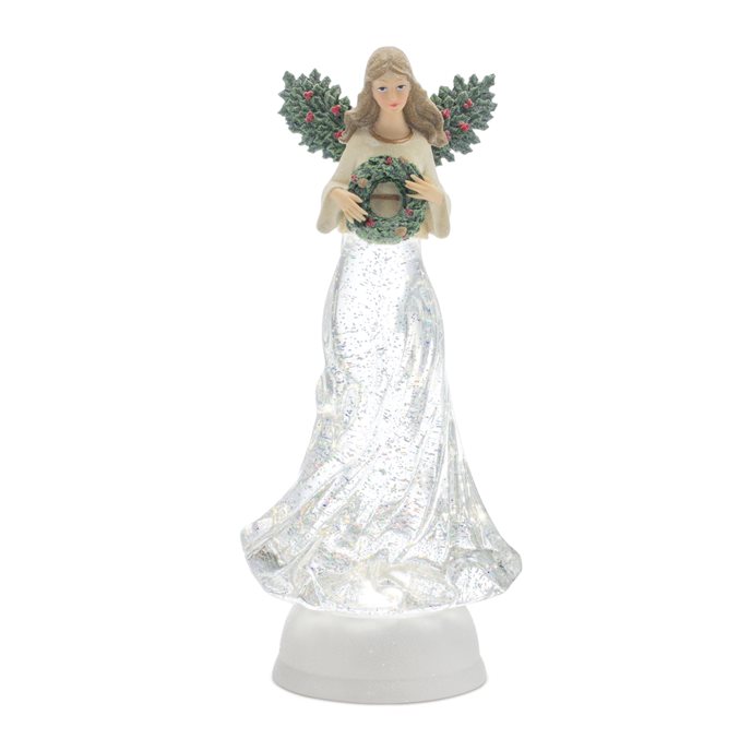 LED Snow Globe Angel Figurine 13"H Thumbnail