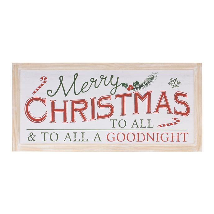 Wood Merry Christmas Sign 30"L Thumbnail