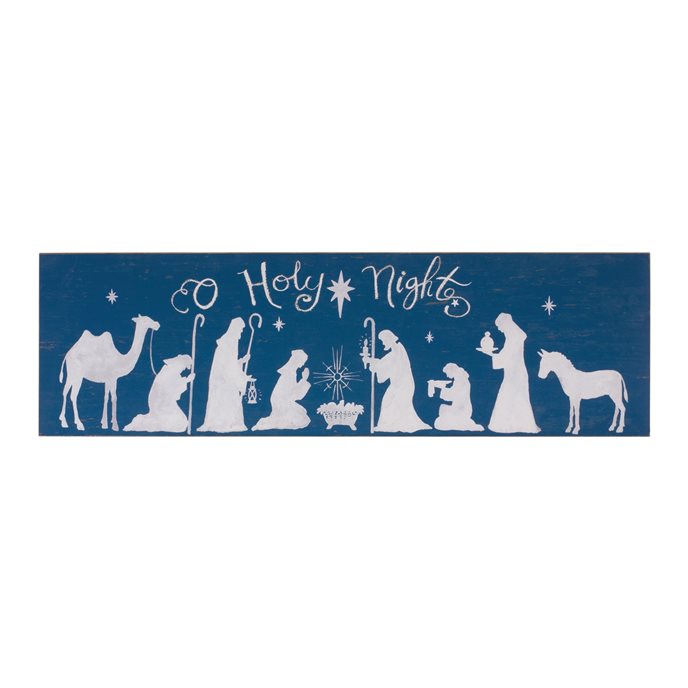 O' Holy Night Sign 40"L Thumbnail