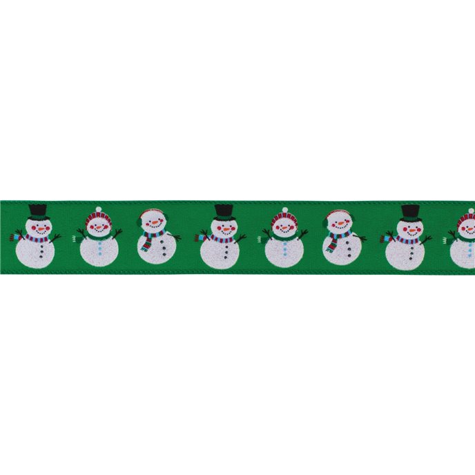 Whimsical Snowman Ribbon (Set of 6) 1.5" x 10 Yds. Thumbnail