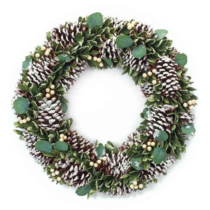 Cone and Berry Wreath 20"D Thumbnail