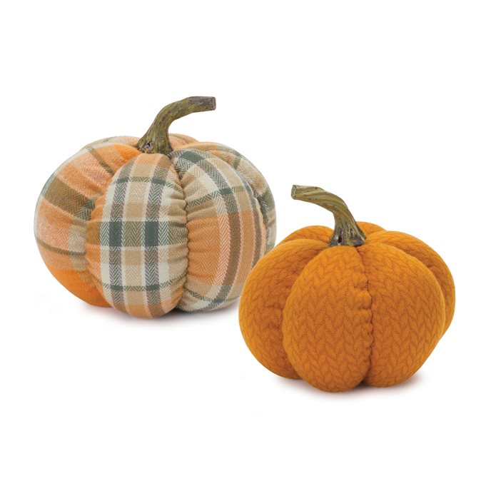 Plush Fabric Pumpkin (Set of 6) Thumbnail