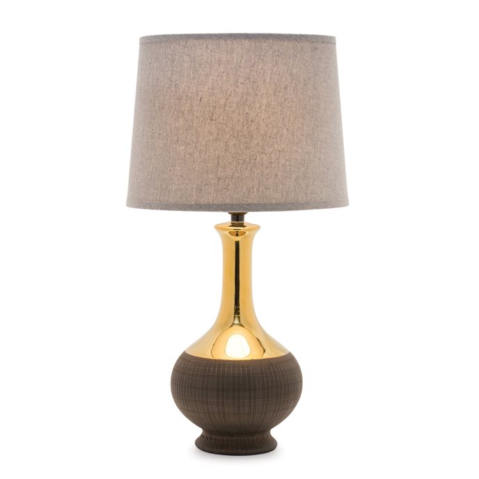 Two Tone Ceramic Lamp 22"H Thumbnail