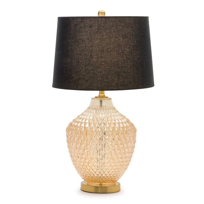 Textured Glass Lamp 28.5"H Thumbnail