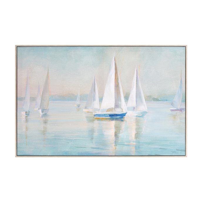 Framed Sailboat Print 23.5"L Thumbnail