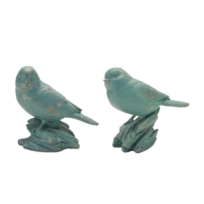 Perched Bird Figurine (Set of 6) Thumbnail