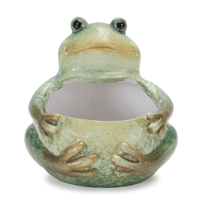 Terra Cotta Frog Planter (Set of 4) Thumbnail