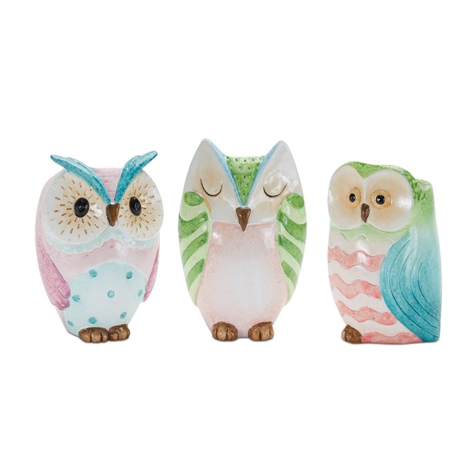 Whimsical Owl Planter (Set of 3) Thumbnail