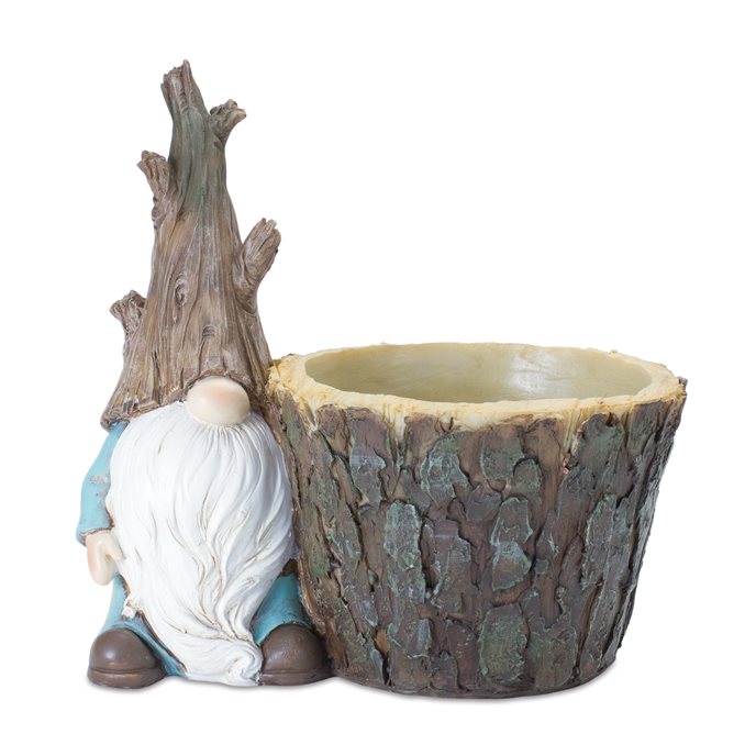 Tree Trunk Gnome Planter (Set of 2) Thumbnail