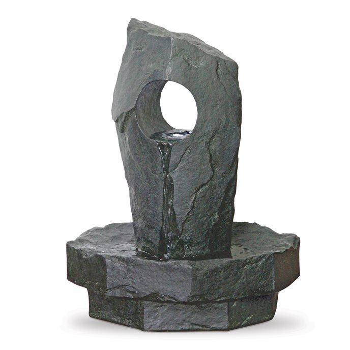 Stone Standing Rock Fountain 27.5"H Thumbnail