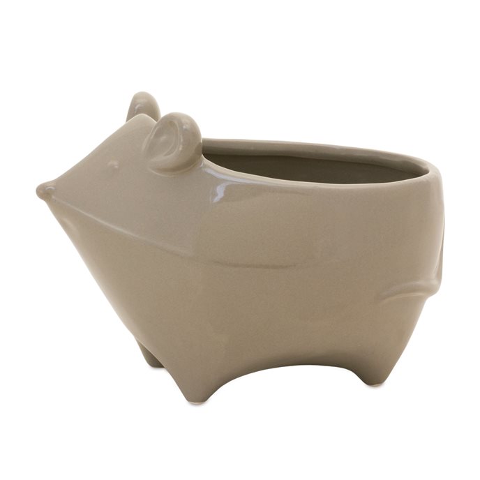 Ceramic Mouse Planter (Set of 4) Thumbnail