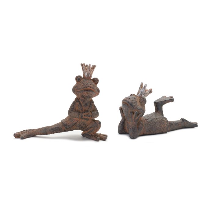 Royal Lounging Frog Figurine (Set of 6) Thumbnail