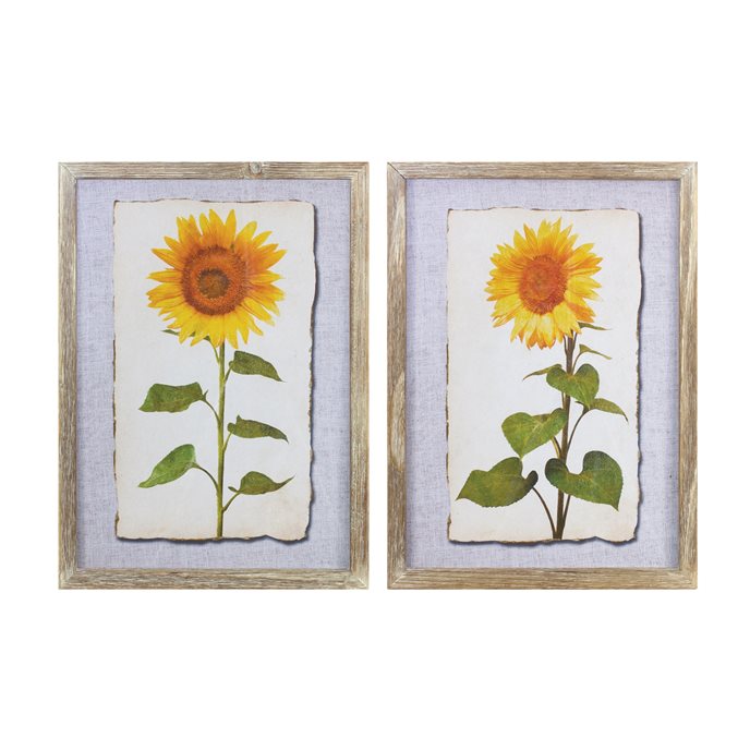 Framed Sunflower Print (Set of 2) Thumbnail