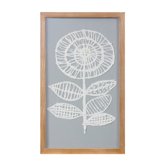 Framed Paper Mache Flower Wall Art (Set of 2) Thumbnail