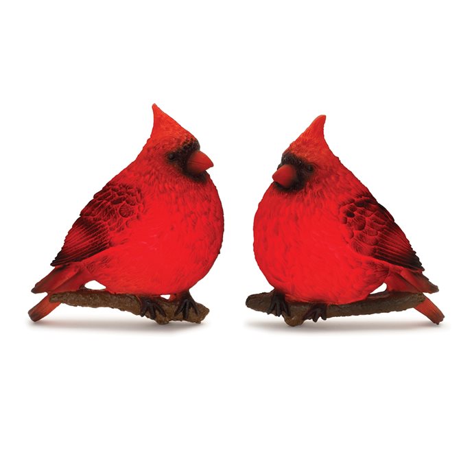 LED Cardinal Bird Wall Hanging (Set of 2) Thumbnail