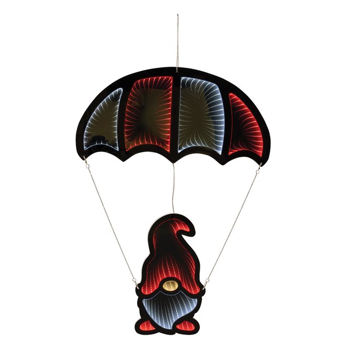 Gnome Parachute Ekko Light Display 33.5"H Thumbnail