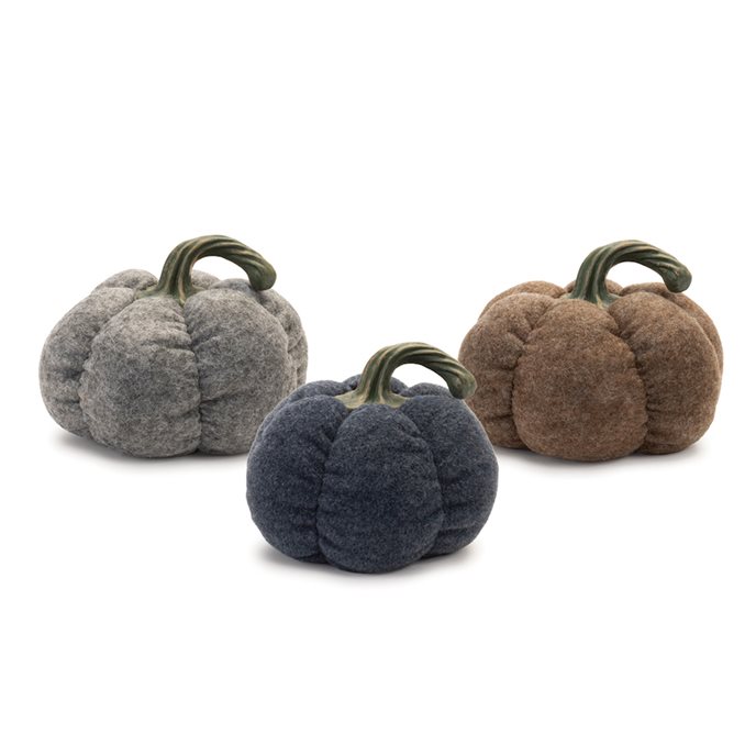 Plush Pumpkin Decor (Set of 3) Thumbnail