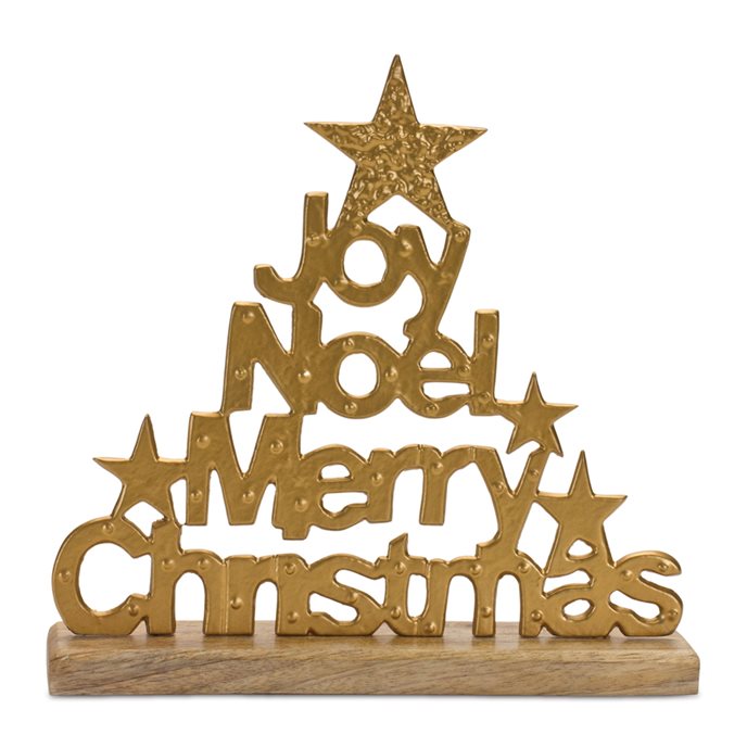 Christmas Sentiment Tree Sign 10"L Thumbnail