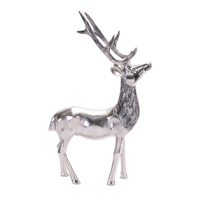 Etched Aluminum Deer Statue 17.5"H Thumbnail