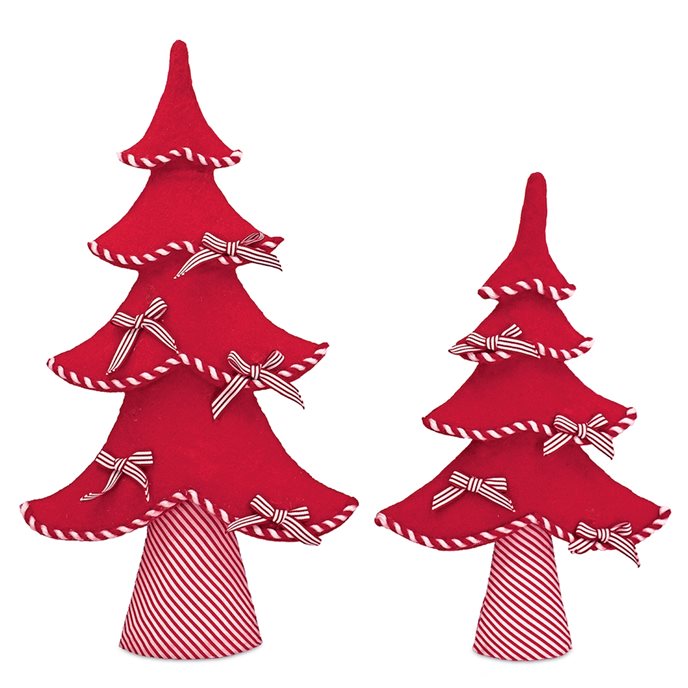 Felt Wool Pine Tree Decor (Set of 2) Thumbnail