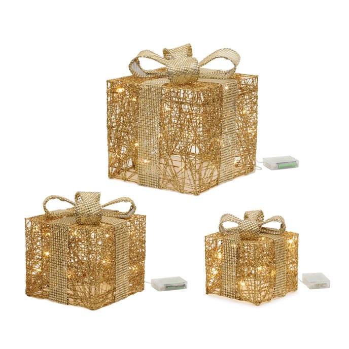 LED Wrapped Presents Display (Set of 3) Thumbnail