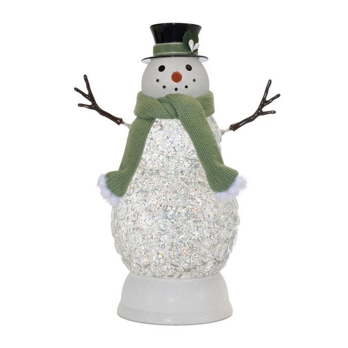 LED Snowman Snow Globe 11"H Thumbnail