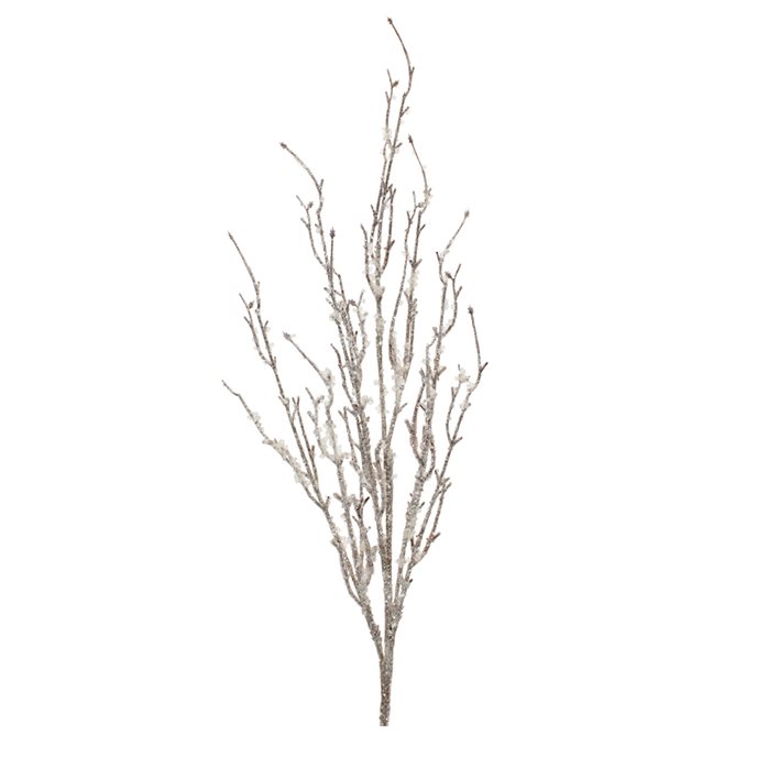 Flocked Glitter Branch (Set of 6) Thumbnail