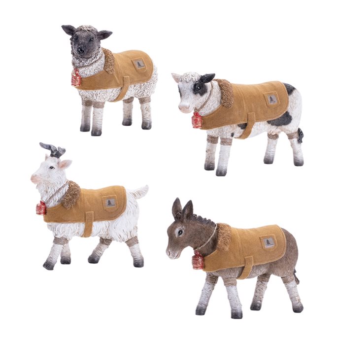 Farm Animals with Winter Coat (Set of 4) Thumbnail