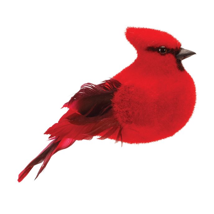 Feathered Cardinal Bird Shelf Sitter (Set of 6) Thumbnail