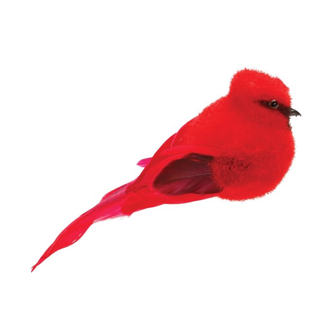 Feathered Cardinal Bird Shelf Sitter (Set of 12) Thumbnail