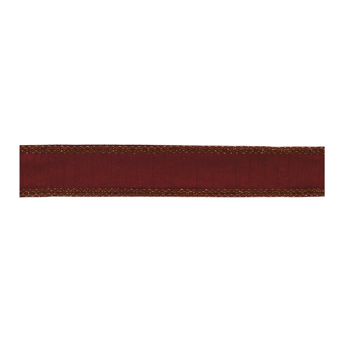 Burgandy Holiday Ribbon 2.5" x 5 Yds. Thumbnail