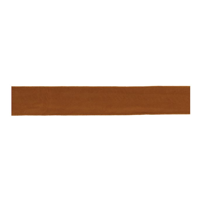 Burnt Orange Polyester Wired Ribbon (Set of 2) Thumbnail